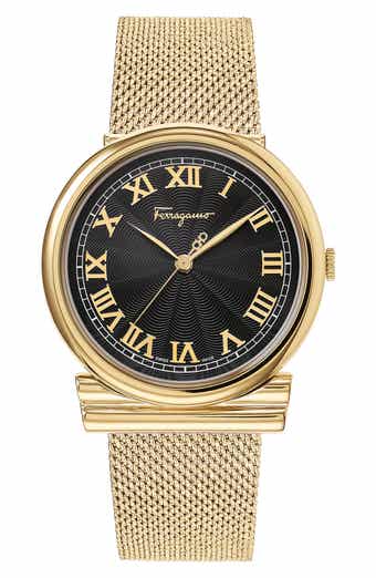 FERRAGAMO Salvatore Ferragamo Women's 3-Hand Dial Mesh Strap Watch, 34mm