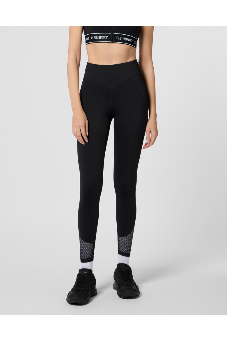 Leggings With Mesh Inserts Ps Women, Main, color, black