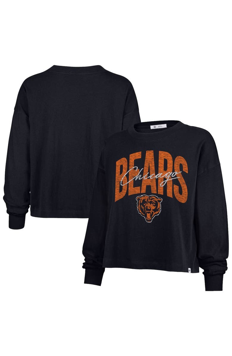 '47 Women's '47 Navy Chicago Bears Muse Sydney Long Sleeve T-Shirt, Main, color, Navy