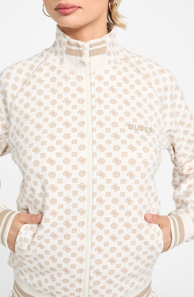 GUESS Aggie Full Zip Sweatshirt, Alternate, color, 