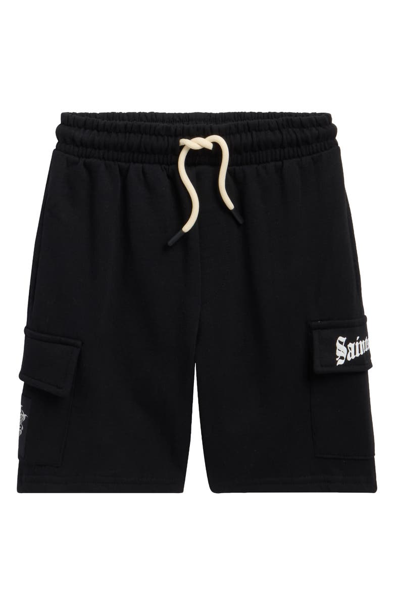 Fly By Night Kids' Gideon Fleece Cargo Shorts, Main, color,