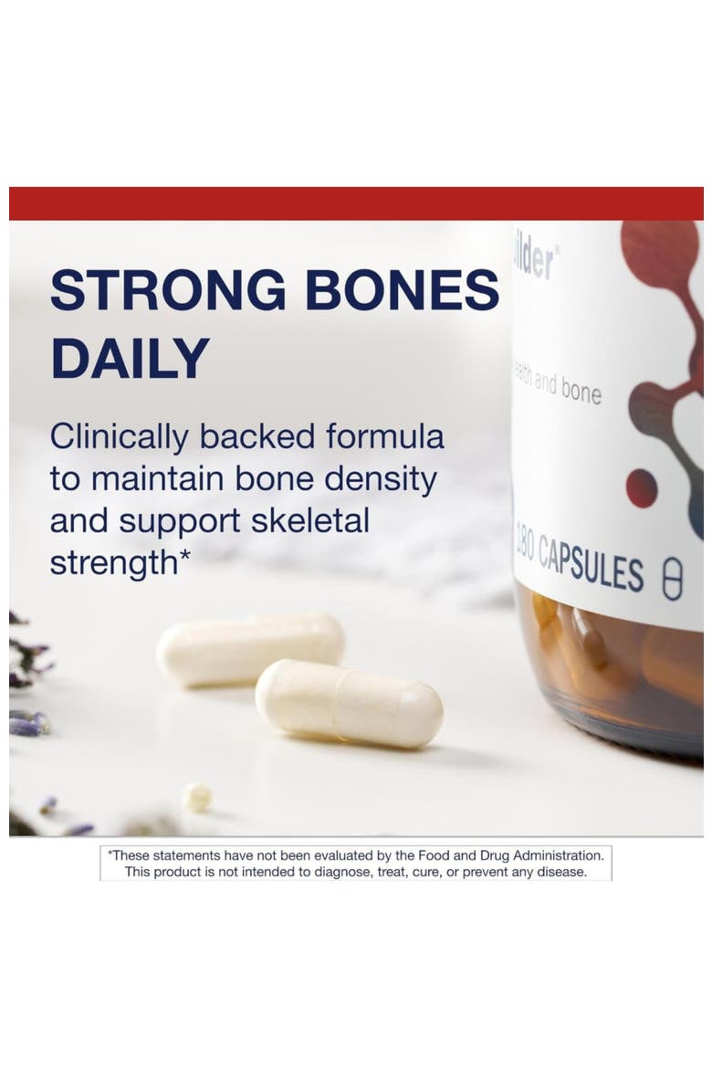 Bone Builder Plus High-Absorption Calcium Supplement Capsules 180 Capsules, Alternate, color, None