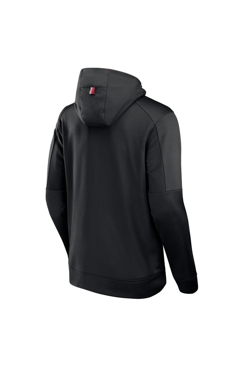 Men's Fanatics Black Oklahoma Sooners Defender Full-Zip Hoodie, Alternate, color, Black