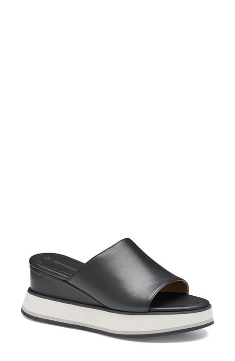 Colleen Platform Wedge Slide Sandal (Women)