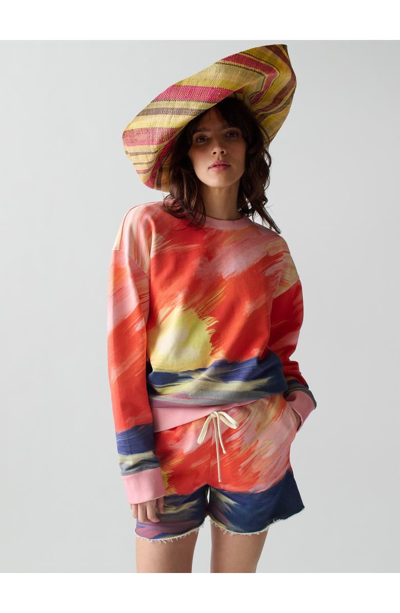 Lingua Franca Sunset Sweatshirt, Alternate, color, 