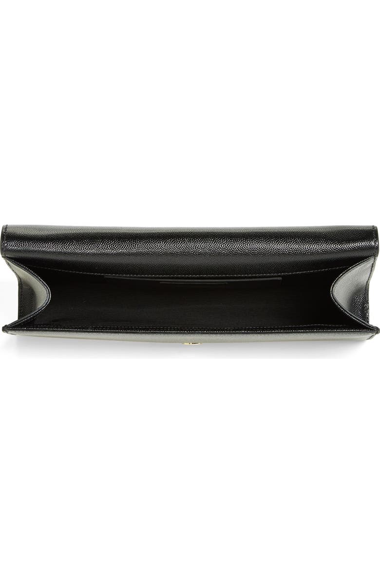Saint Laurent 'Monogram' Leather Clutch, Alternate, color,