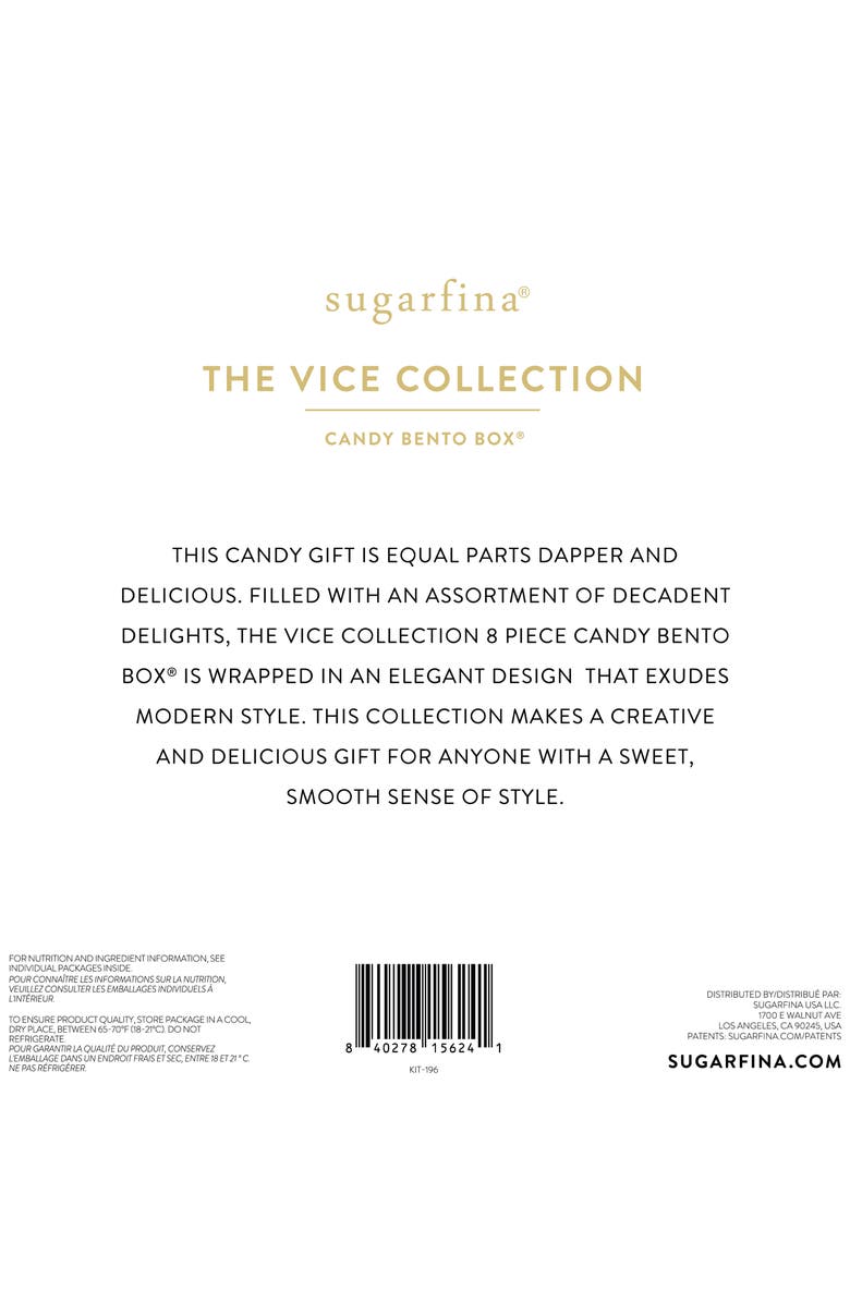sugarfina Vice 2.0 8-Piece Bento Box Kit, Main, color, 