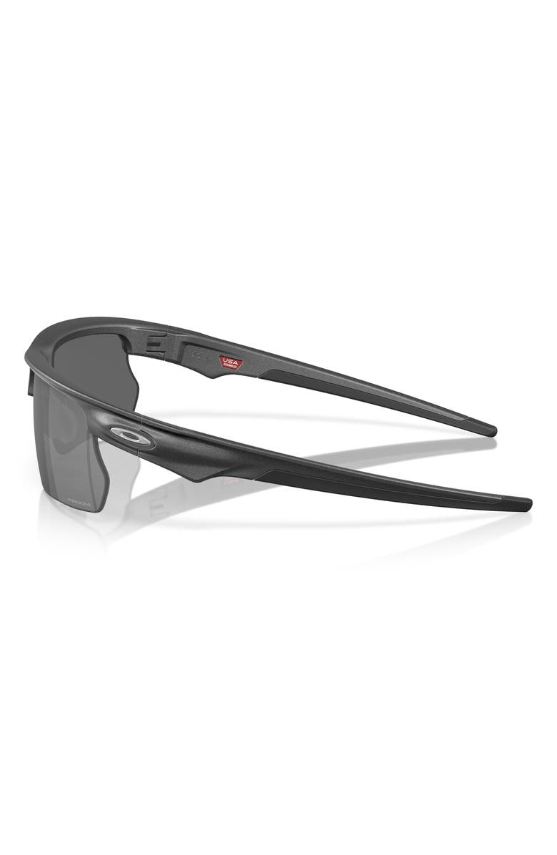 Oakley Bisphaera 68mm Prizm<sup>™</sup> Gradient Oversize Polarized Rectangular Sunglasses, Alternate, color, Black Grey