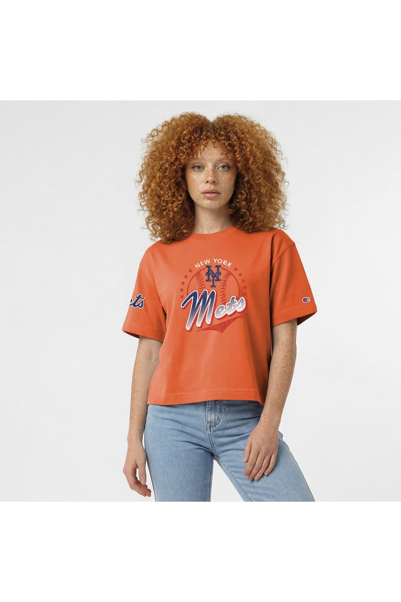 Women's Champion Orange New York Mets All-Star T-Shirt, Main, color, Orange