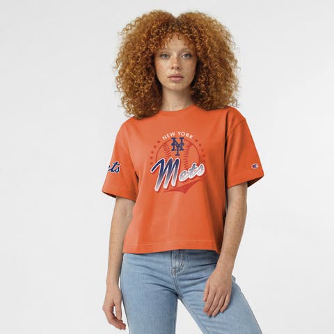 Women's Champion Orange New York Mets All-Star T-Shirt