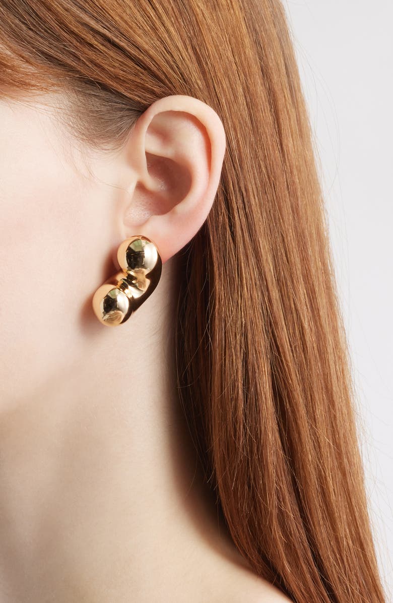 JENNY BIRD Eliza Puffs Drop Earrings, Alternate, color, High Polish Gold