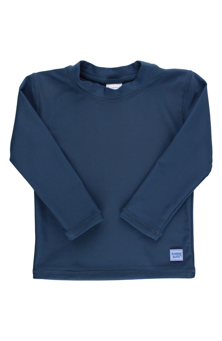 RuggedButts Kids' Long Sleeve Rashguard, Main, color, Blue