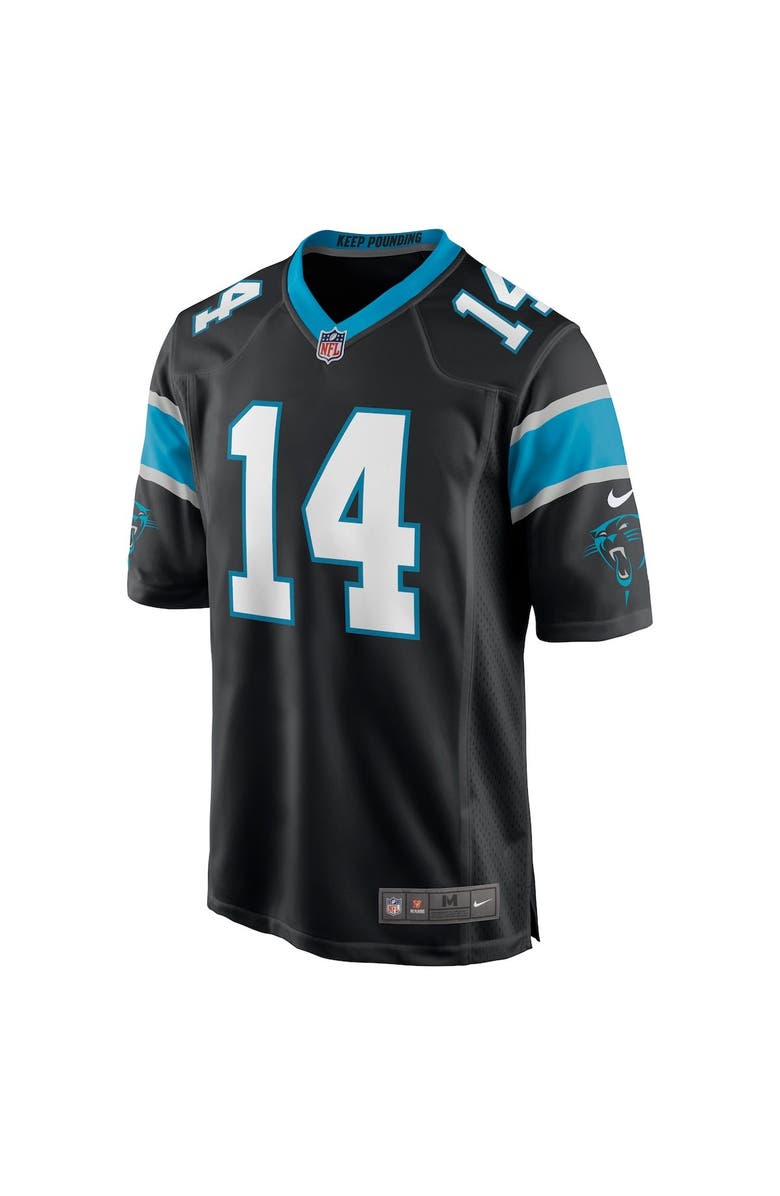Nike Men's Nike Sam Darnold Black Carolina Panthers Game Player Jersey, Alternate, color,