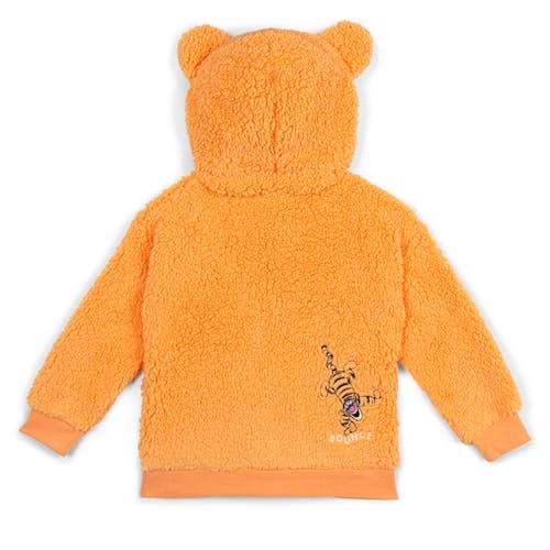 Disney Faux Shearling Hoodie In Yellow