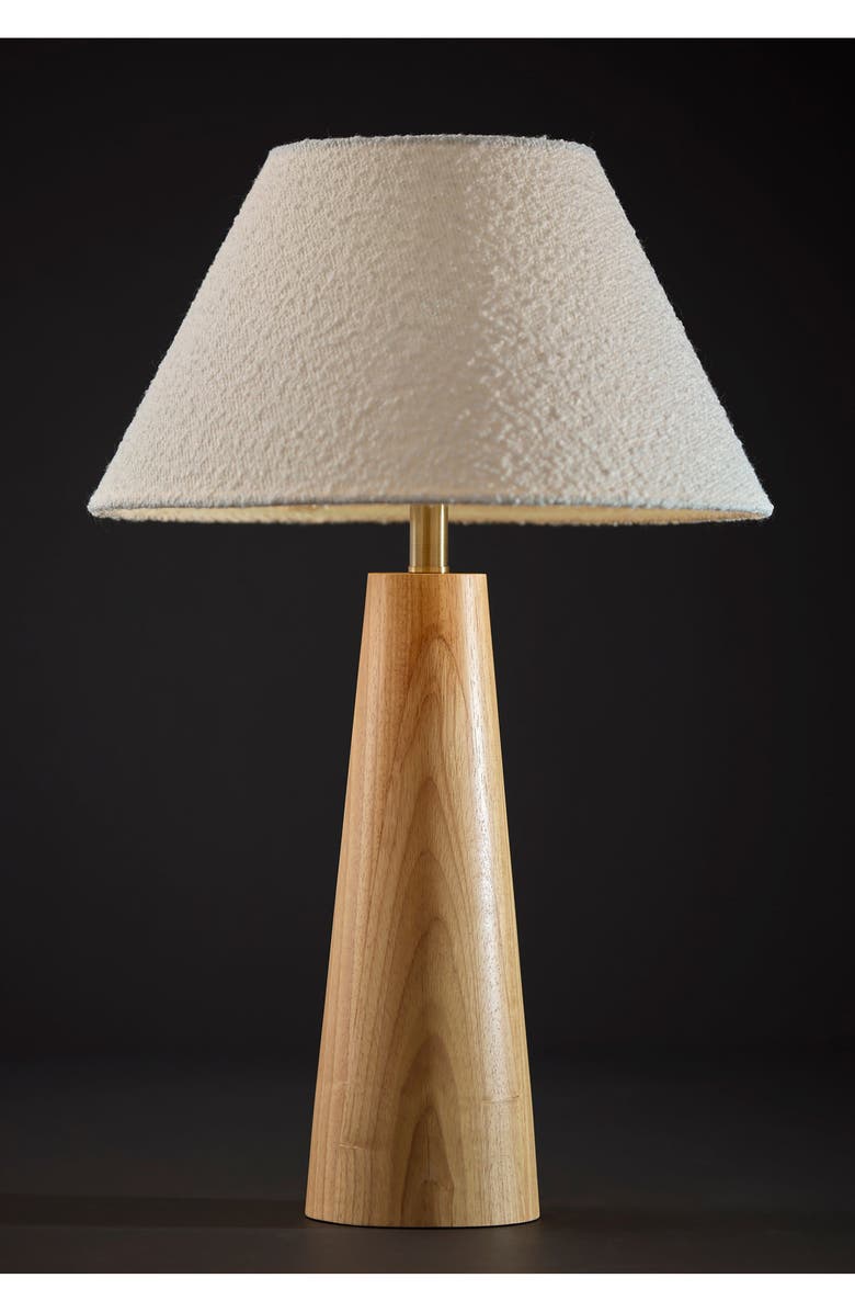 ADESSO LIGHTING Brayden Tapered Table Lamp, Alternate, color, Natural Wood