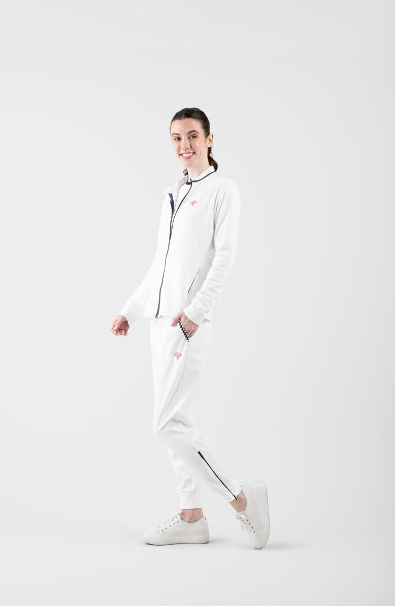 Love All Tennis Women
s Gabriela Zipper Pant, Alternate, color, Navy