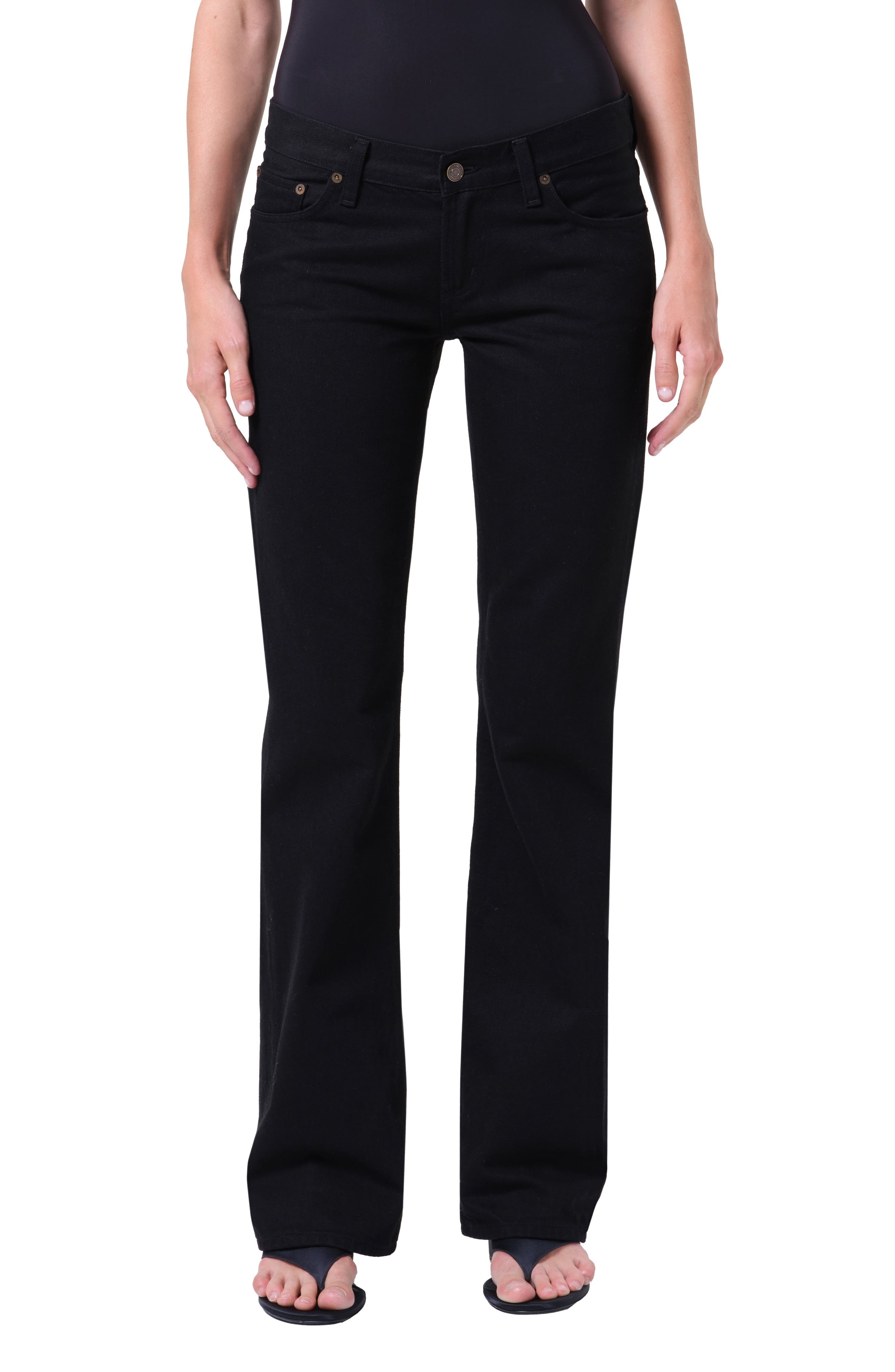 Low Rise Bootcut Jeans
