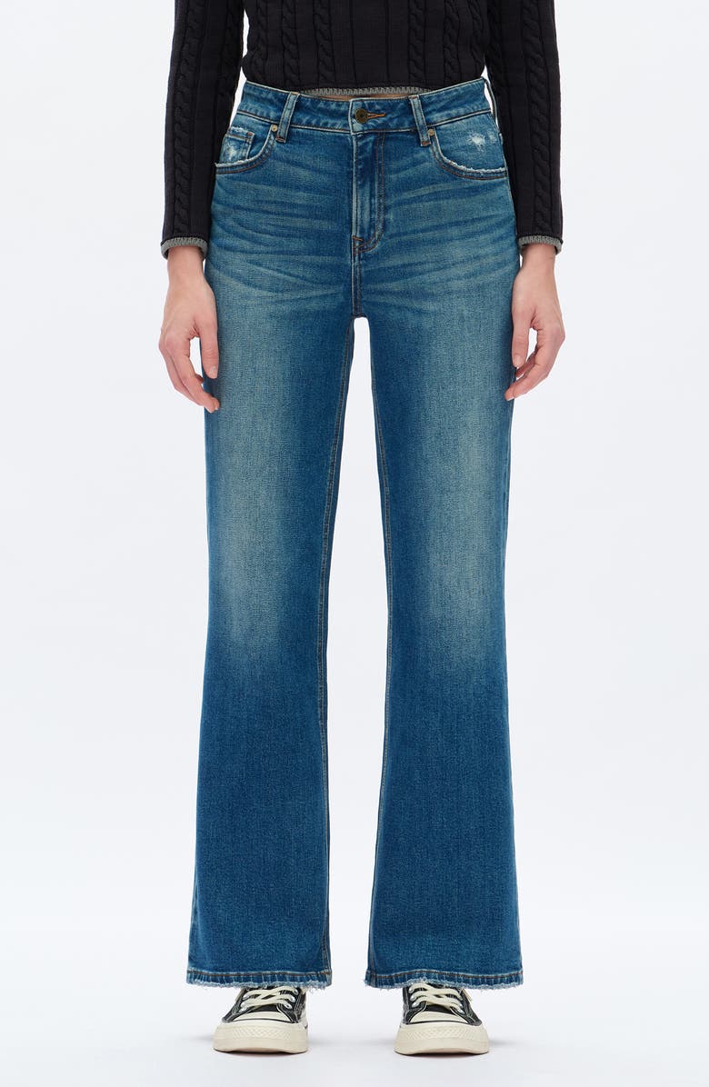 Bayeas High Waist Wide Leg Jeans, Main, color, Vintage Medium Blue