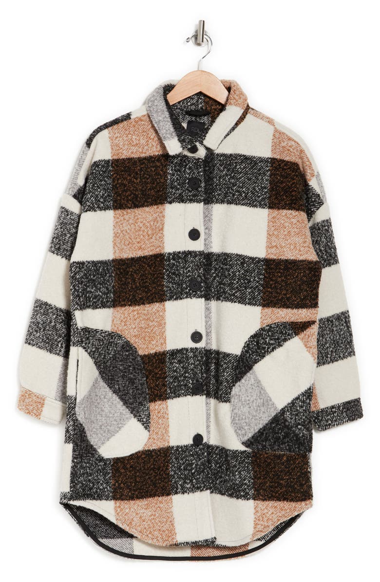 RDI Notch Collar Tail Hem Shirt Jacket, Alternate, color, 