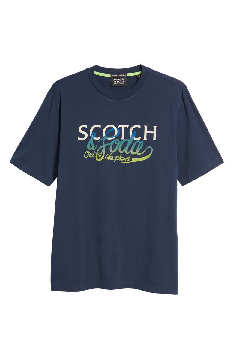 Scotch & Soda Logo Graphic Tee, Alternate, color, 