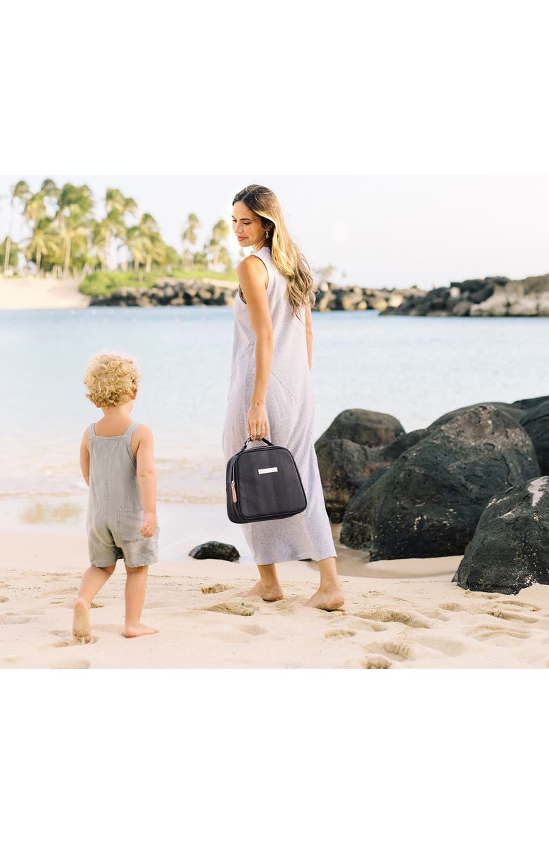 Petunia Pickle Bottom Tandem Water Resistant Bottle & Lunch Box, Alternate, color, Black