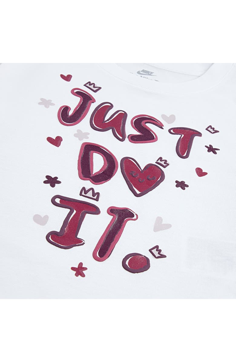 Nike Kids' Essentials Cotton Graphic T-Shirt, Alternate, color, White