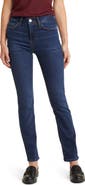 FRAME Le High Straight Leg Long Jeans