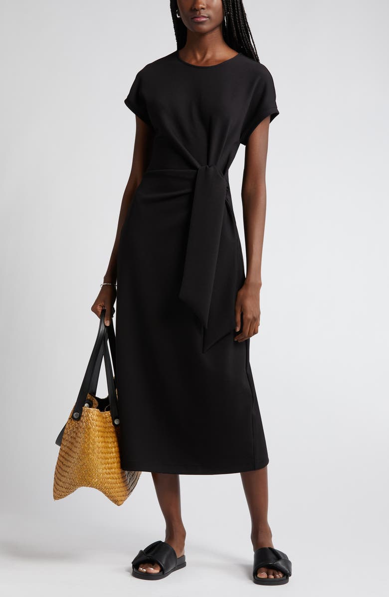 Nordstrom Tie Waist Midi Dress, Alternate, color,