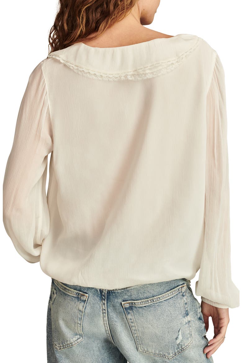 Tie Neck Top, Alternate, color, TOFU