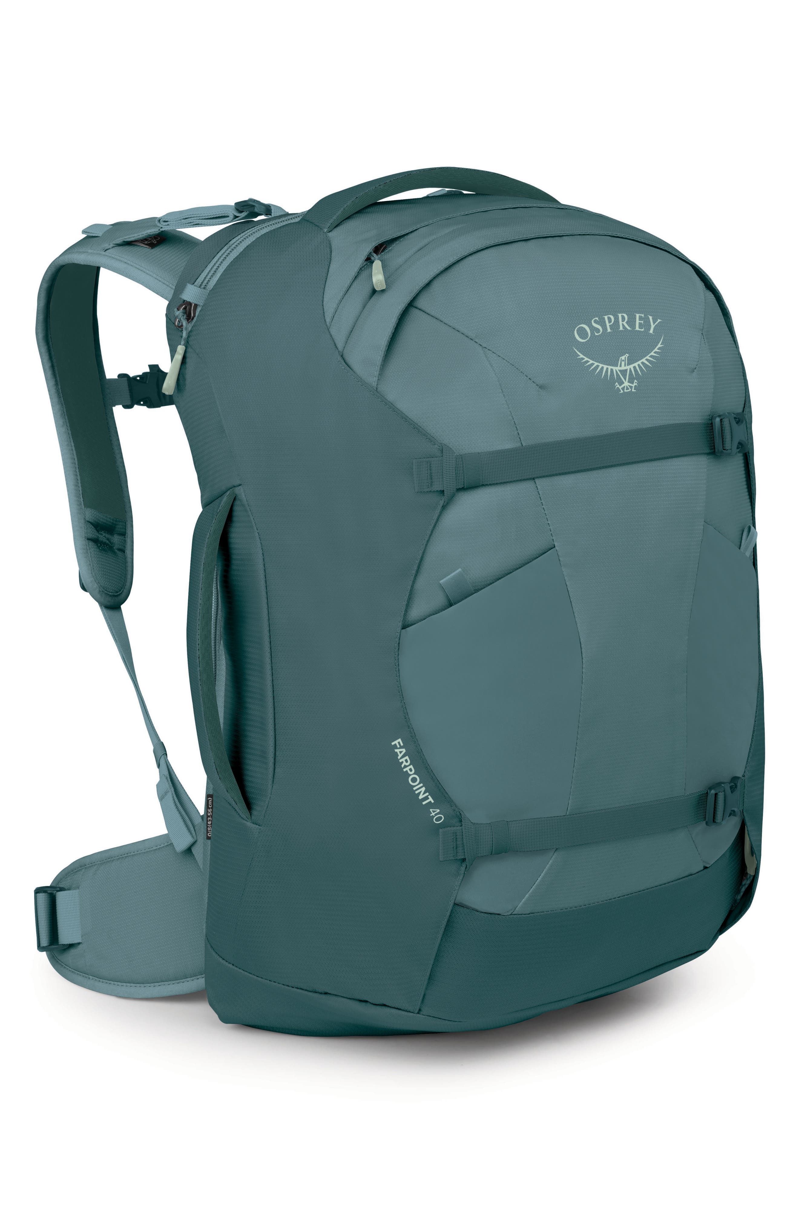 Farpoint 40-Liter Travel Carry-On Backpack, Alternate, color, CASCADE BLUE/ TORRENT BLUE