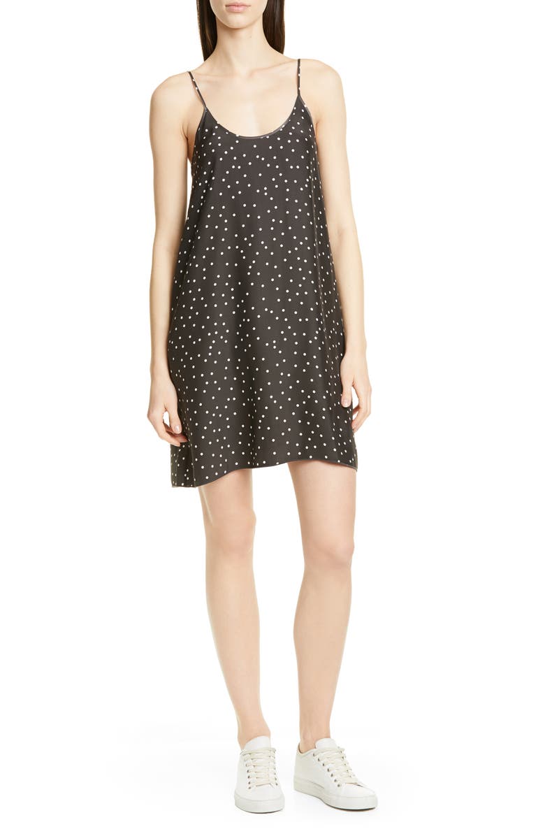 ATM Anthony Thomas Melillo Polka Dot Silk Slipdress, Main, color, 