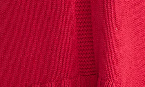 Jones New York Mixed Stitch Turtleneck Sweater In Red