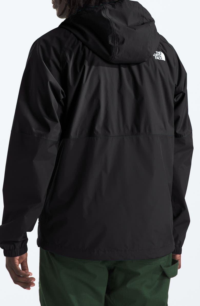 The North Face Antora Waterproof Rain Hoodie, Alternate, color, Tnf Black-Npf