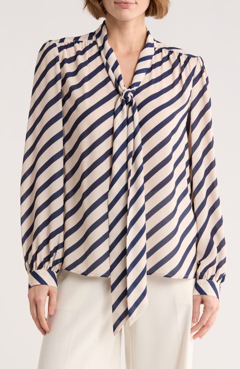 Tie Neck Georgette Top