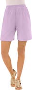 Roaman's Plus Size Soft Knit Pull-On Short