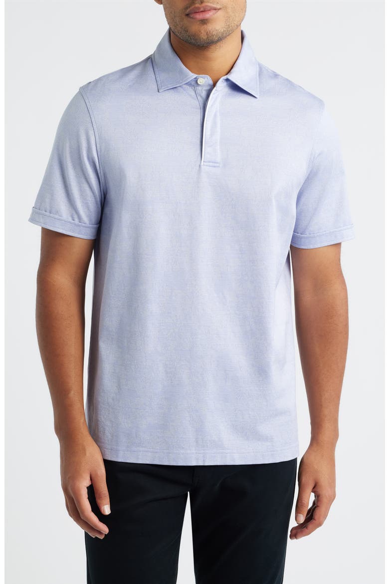 Mercerized Cotton Polo, Main, color, THISTLE