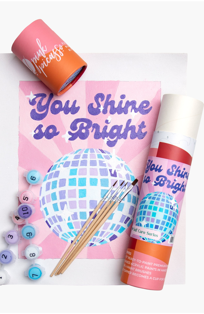 Pink Picasso Kits You Shine So Bright Paint by Numbers Kit, Main, color, Pink / Purple