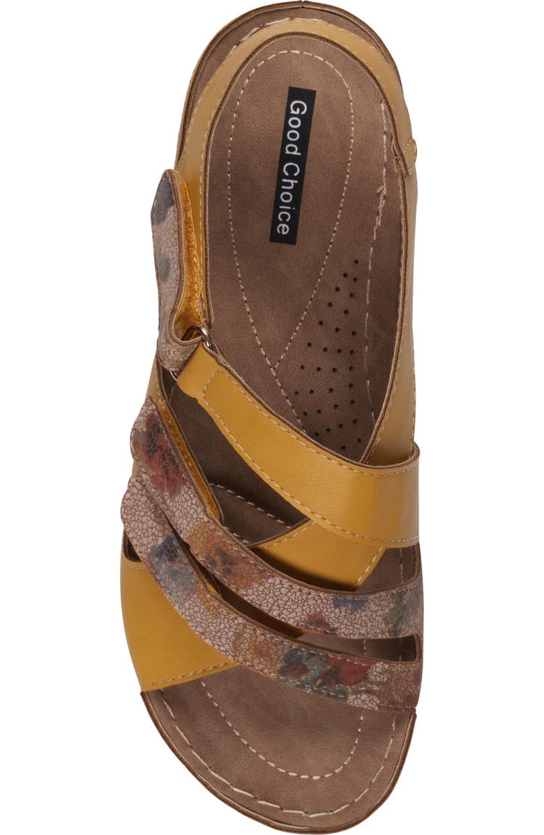 GOOD CHOICE NEW YORK Dalary Ankle Strap Sandal, Alternate, color, Yellow