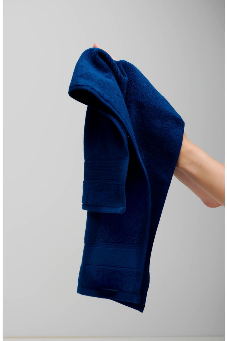 Set of 3 Classic Stretch Face Towels, Alternate, color, STUDIO NAVY
