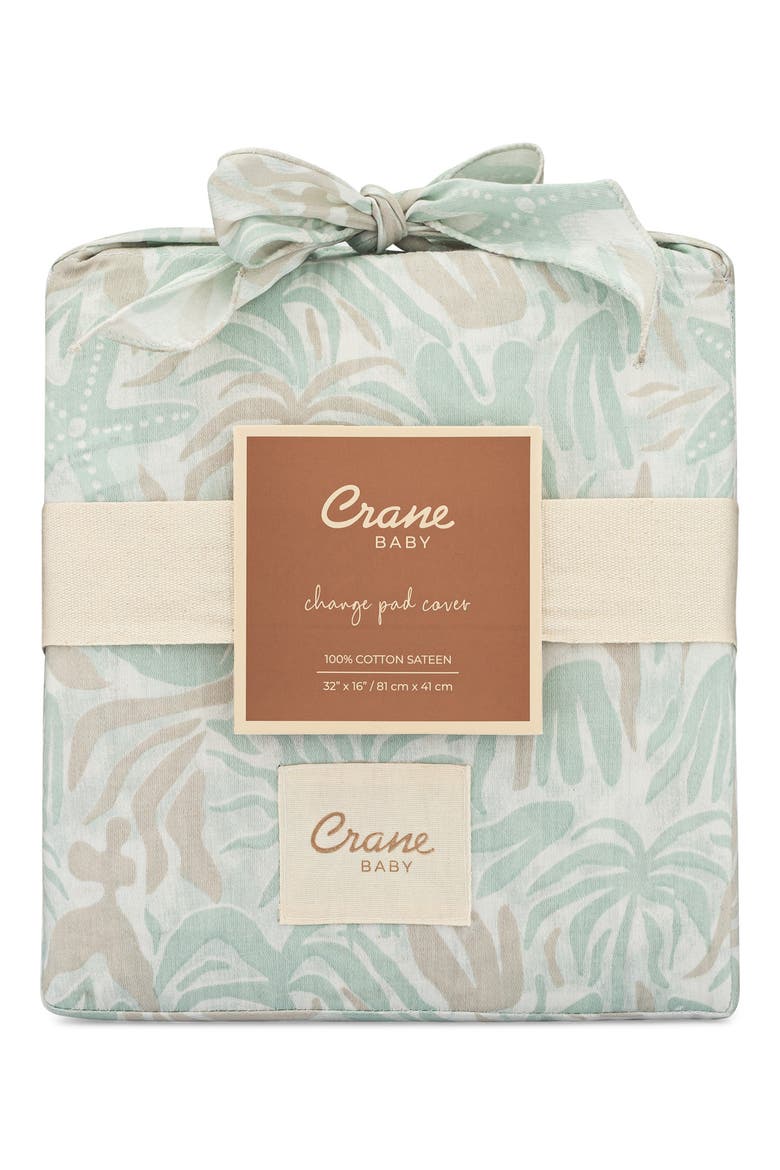 Quilted Changing Pad Cover, Alternate, color, BLUE