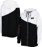 DKNY SPORT Women's DKNY Sport Black/White Philadelphia Flyers Gina Full-Zip Hoodie