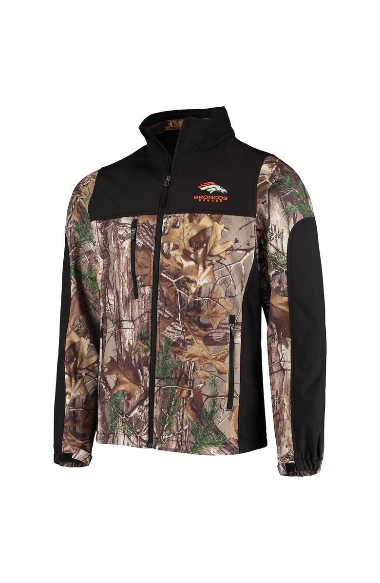 DUNBROOKE Men's Dunbrooke Realtree Camo/Black Denver Broncos Circle Hunter Softshell Full-Zip Jacket, Alternate, color, 