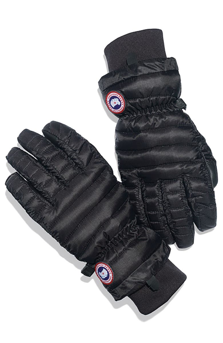 Canada Goose Lightweight Quilted Down Gloves, Alternate, color,