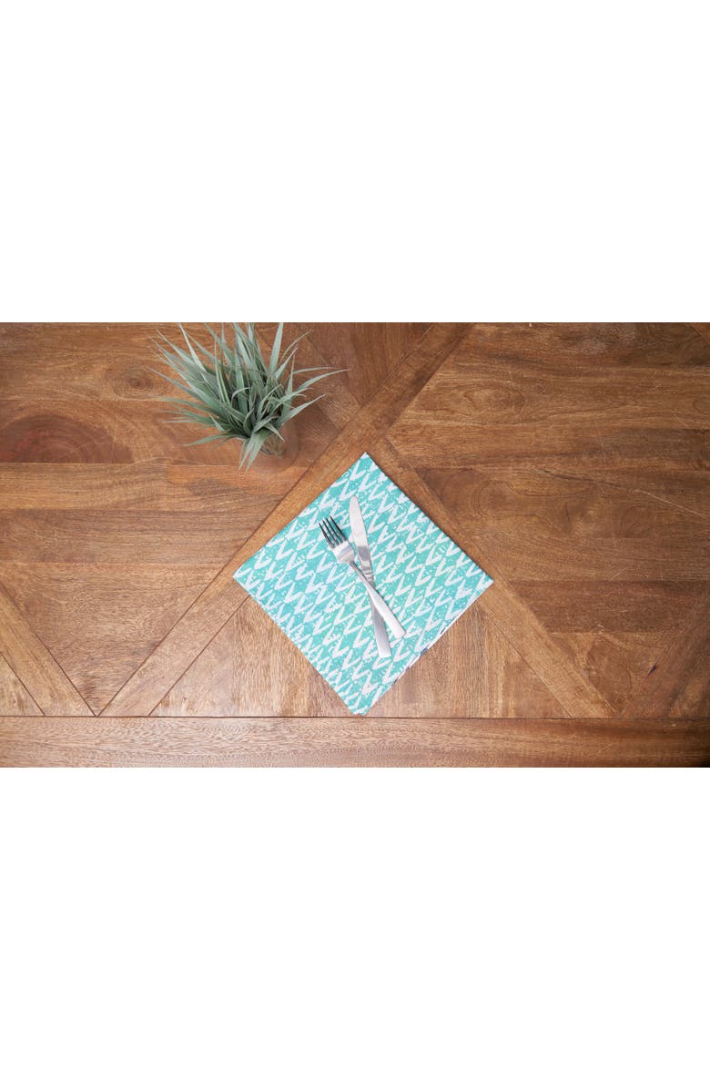 C&F Home Surfside Sound Cotton Napkins Set of 6 - Nautical Beach, Alternate, color, Blue