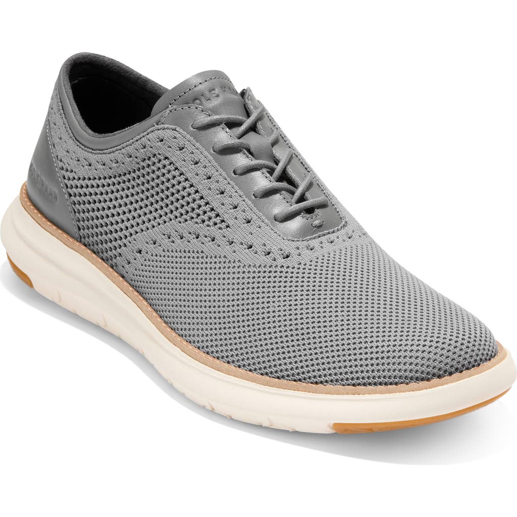Cole Haan Grand Remix Oxford In Sea Stone/lava Smoke/ivory