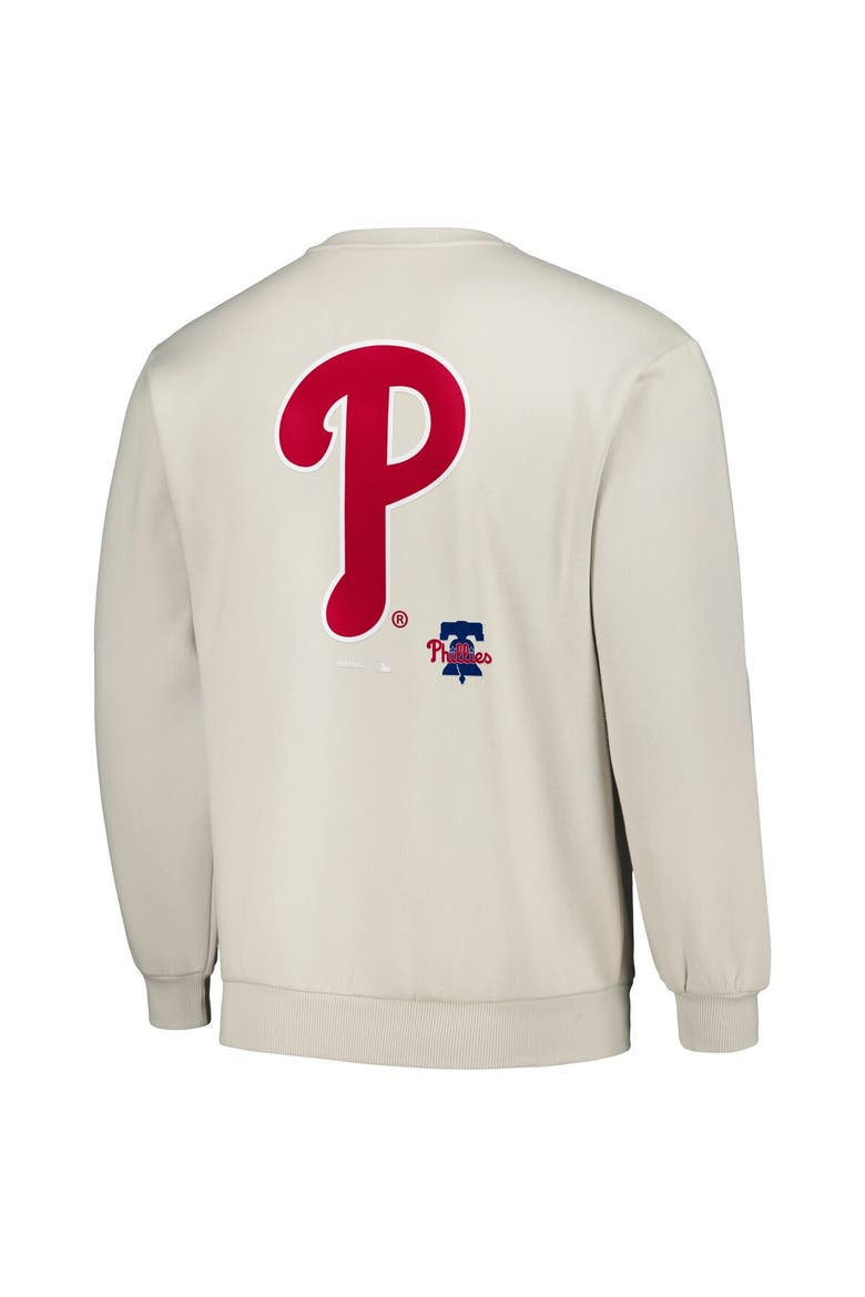 Men's PLEASURES Gray Philadelphia Phillies Ballpark Pullover Sweatshirt, Alternate, color, Gray