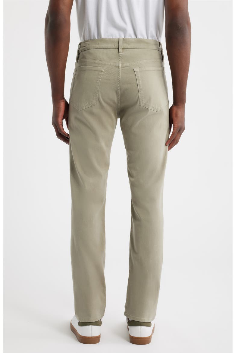 L'Homme Slim Fit Five-Pocket Twill Pants, Alternate, color, MINTLEAF