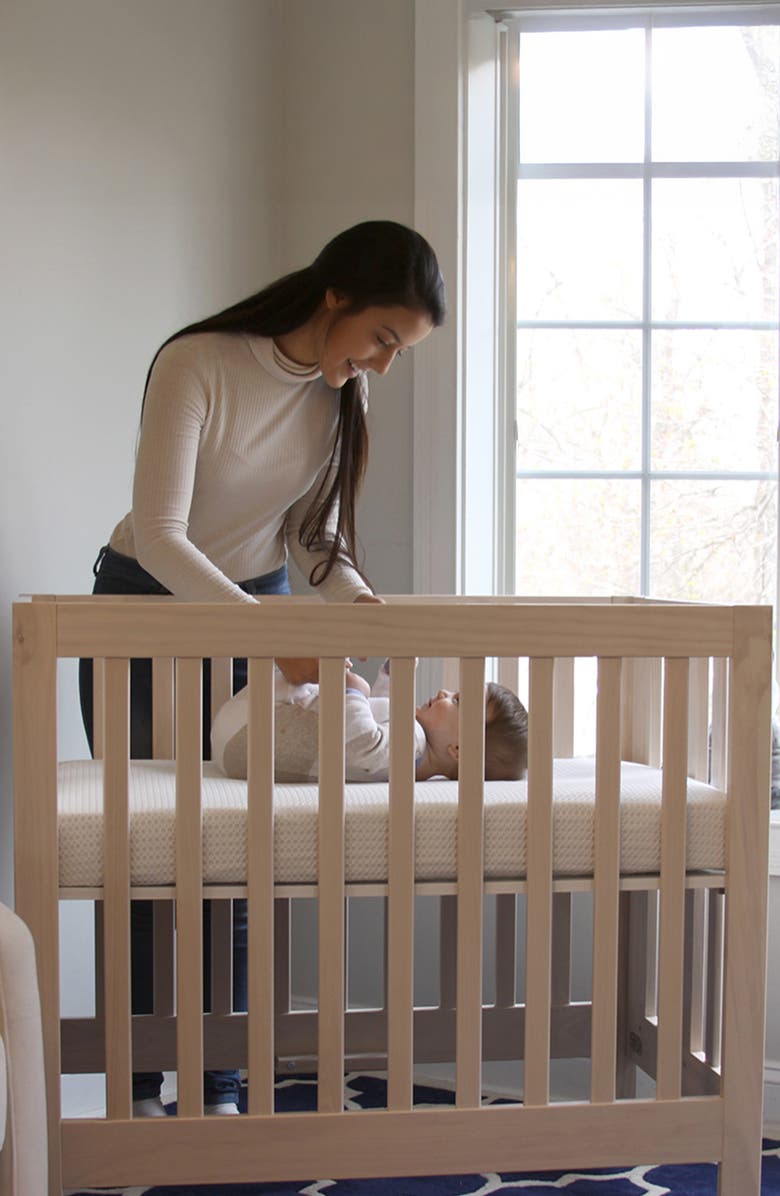 Lullaby Earth Breathable Lightweight Mini Crib Mattress, Alternate, color, White