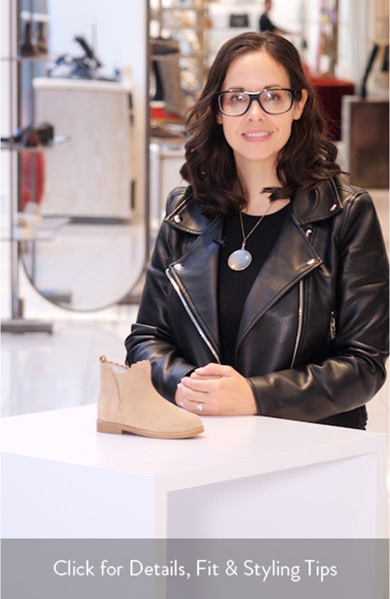 Kids' Nicola Scalloped Bootie, sales video thumbnail