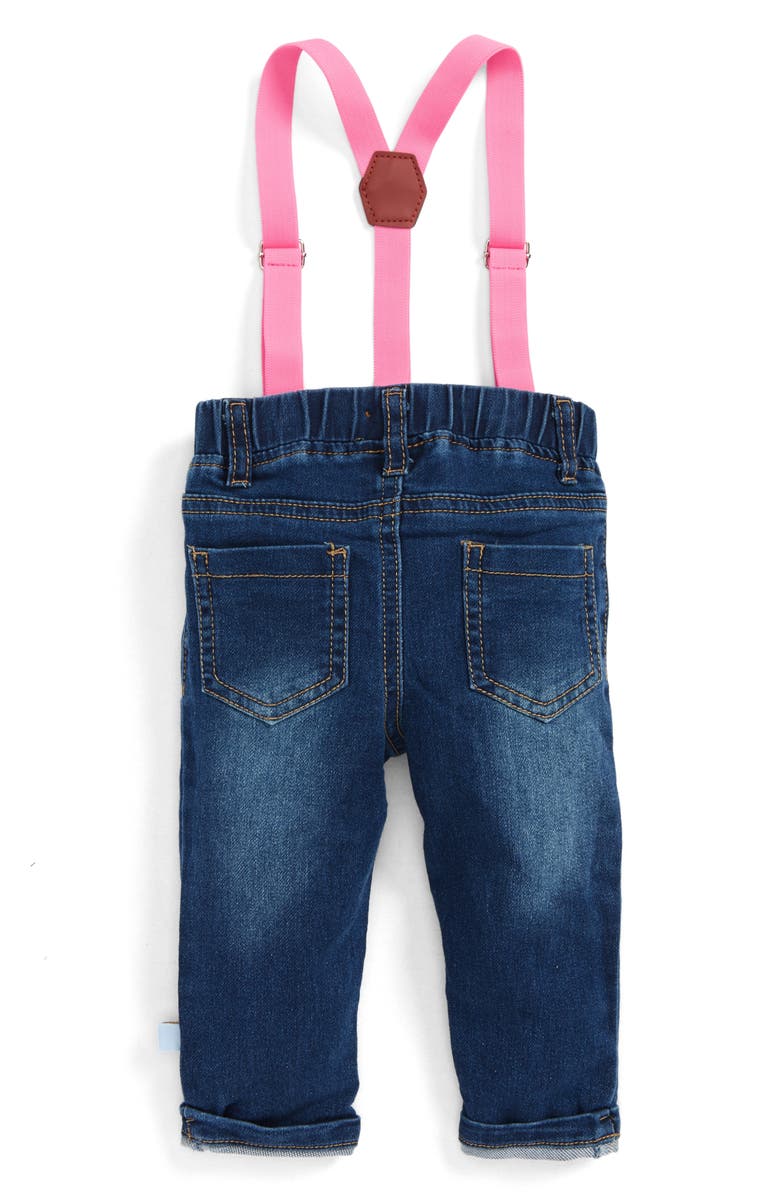 Rosie Pope Jeans & Suspenders Set, Alternate, color, 